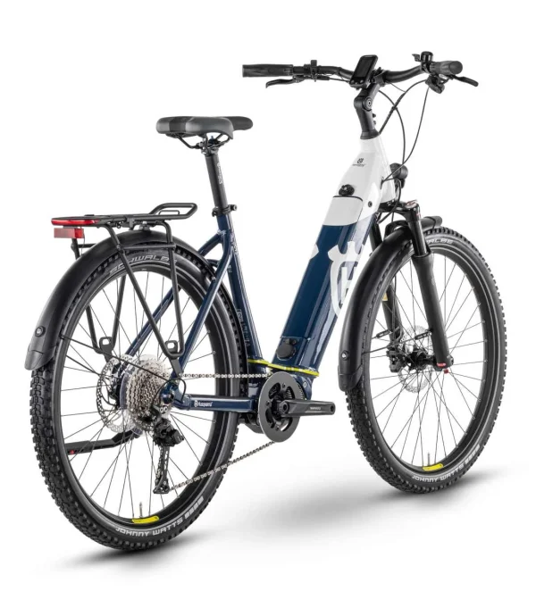 Heißer Verkauf Husqvarna Cross Tourer CT3 27.5” Wave Unisex Pedelec E-Bike Trekking Fahrrad Weiß/blau 2023 3