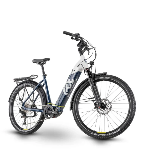 Heißer Verkauf Husqvarna Cross Tourer CT3 27.5” Wave Unisex Pedelec E-Bike Trekking Fahrrad Weiß/blau 2023 4