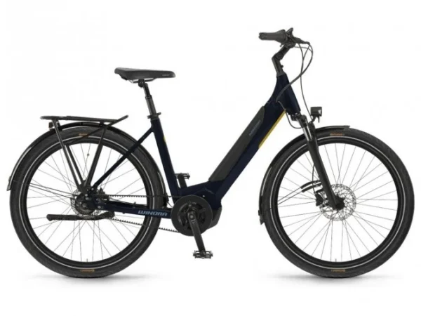 Authentische Winora Yucatan R8f Unisex Pedelec E-Bike Trekking Fahrrad Blau 2021 1