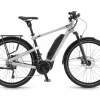 Feinstes Winora Yakun Tour 500 Pedelec E-Bike Trekking Fahrrad Silberfarben 2019 5