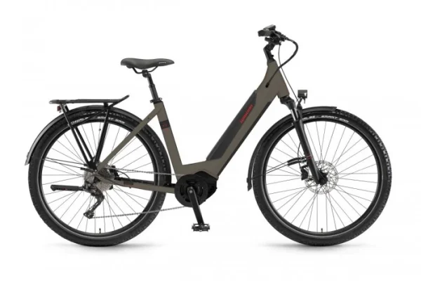 Angebote Winora Sinus IX12 Unisex Pedelec E-Bike Trekking Fahrrad Sandfarben 2021 1