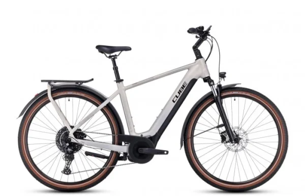 Wunderbaren Cube Touring Hybrid Pro 625 Pedelec E-Bike Trekking Fahrrad Silberfarben 2023 1