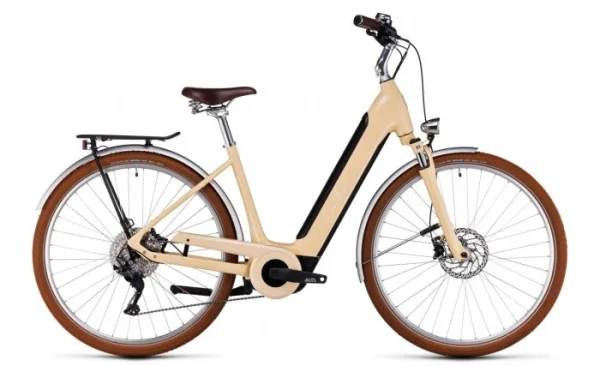Cube Ella Ride Hybrid 500 Easy Entry Pedelec E-Bike City Fahrrad Honey Braun 2023 billig bestellen 1