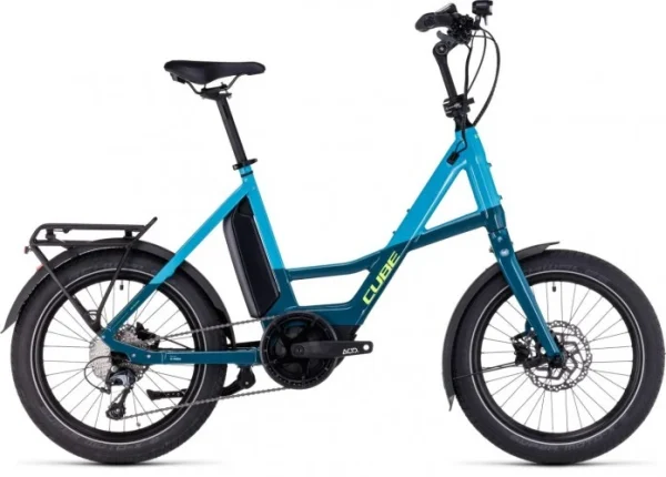 Cube Compact Sport Hybrid 20” Pedelec E-Bike Fahrrad Blau/grün 2023 Gute Qualitäts 1