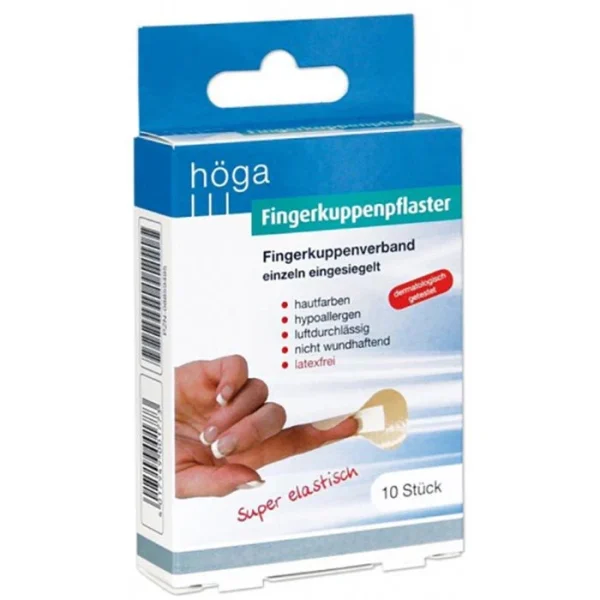 kaufen Höga Pflaster Fingerkuppenpflaster, 10 Strips, Elastisch, Hypoallergen, 7 X 4cm 5