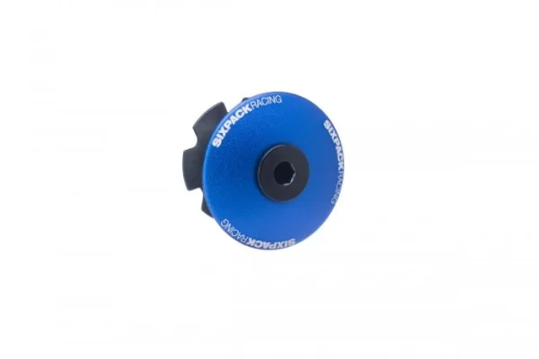 Sixpack Menace Aheadcap Fahrrad Steuersatzkappe Blau Classic 1