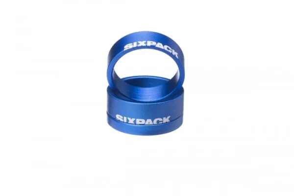 Sixpack Menace Fahrrad Vorbau Spacer Blau Classic 1