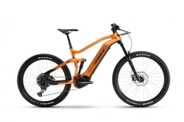 Beautiful Haibike AllMtn CF 6 29” / 27.5” Carbon Pedelec E-Bike MTB Fahrrad Orange 2022 1