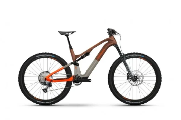 Haibike Lyke CF 10 29” Carbon Pedelec E-Bike MTB Fahrrad Braun/grau/orange 2023 Heißer Verkauf 1
