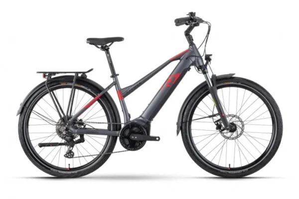 Raymon TourRay E 6.0 27.5” Damen Pedelec E-Bike Trekking Fahrrad Matt Schwarz/rot 2023 Gute Qualitäts 1