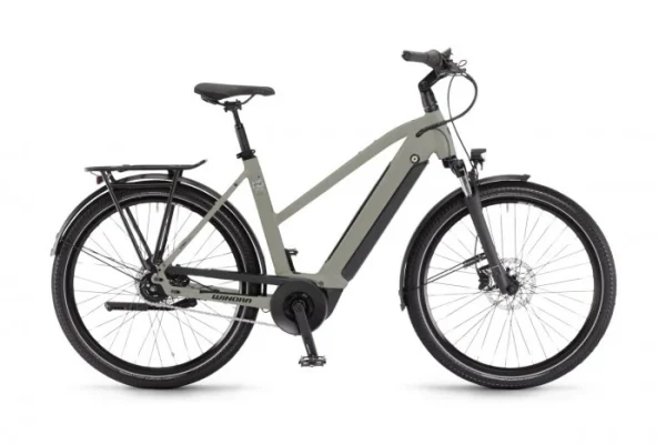 Winora Sinus N5f Eco 27.5” Damen Pedelec E-Bike Trekking Fahrrad Grau 2022 beliebt 1
