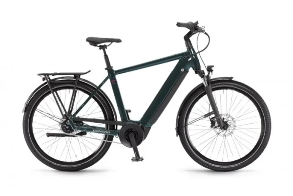 Winora Sinus N8 RT Pedelec E-Bike Trekking Fahrrad Petrol Grün 2022 günstig kaufen 1