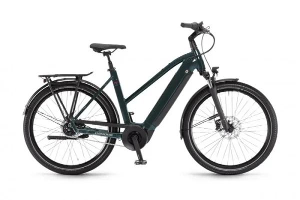 stores deutschland Winora Sinus N8 RT Damen Pedelec E-Bike Trekking Fahrrad Petrol Grün 2022 1