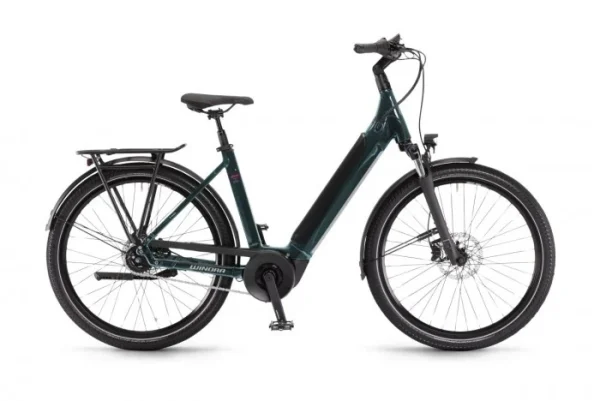 Winora Sinus N8f Wave Unisex Pedelec E-Bike Trekking Fahrrad Petrol Grün 2022 Online 1