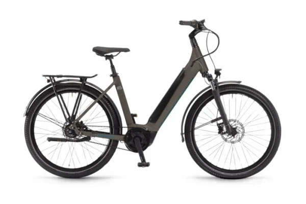 Winora Sinus R5 27.5” Wave Unisex Pedelec E-Bike Trekking Fahrrad Braun 2023 Wunderbaren 1