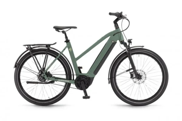 Bestellung Winora Sinus R8 Eco 27.5” Damen Pedelec E-Bike Trekking Fahrrad Grün 2022 1