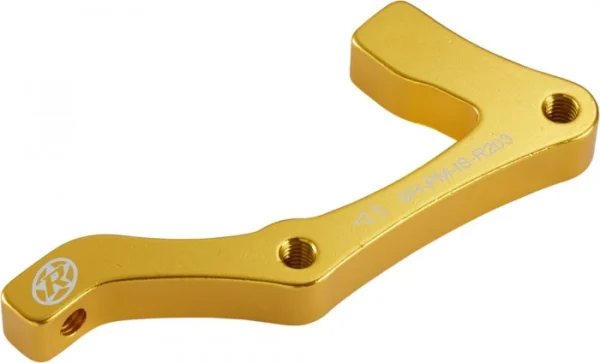 online shop kostenloser versand Reverse Scheibenbremsen Adapter Shimano IS-PM 203 Hinten Gold 1