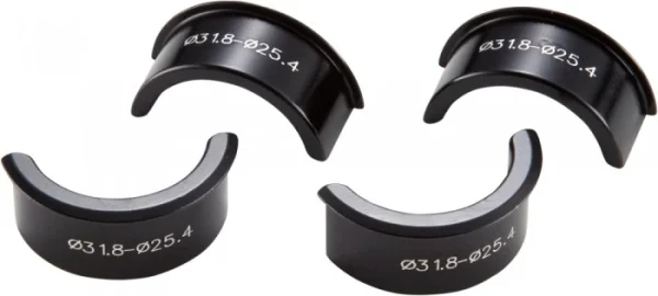 Bright Reverse Vorbau Reduzier Hülsen Von 31.8mm Auf 25.4mm Schwarz 1