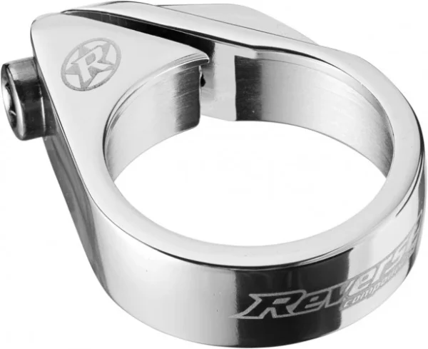 Reverse Bolt Clamp Sattelklemme 34.9mm Silber New Style 1