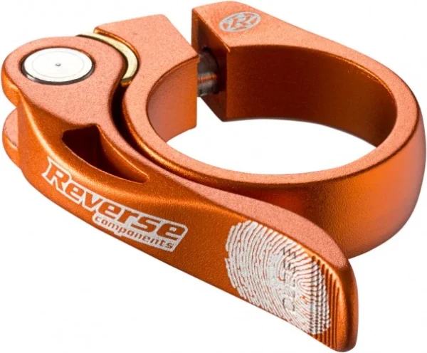Online Shop kaufen Reverse Long Life Sattelklemme Mit Schnellspanner 34.9mm Orange 1