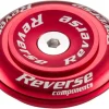 Reverse Twister Top Cup Headset Steuersatz (oben) 1 1/8 Semi Integriert Rot Modisch 7