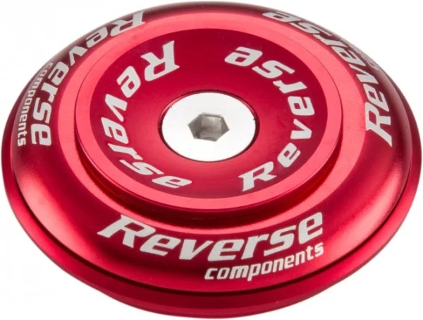 Reverse Twister Top Cup Headset Steuersatz (oben) 1 1/8 Semi Integriert Rot Modisch 1